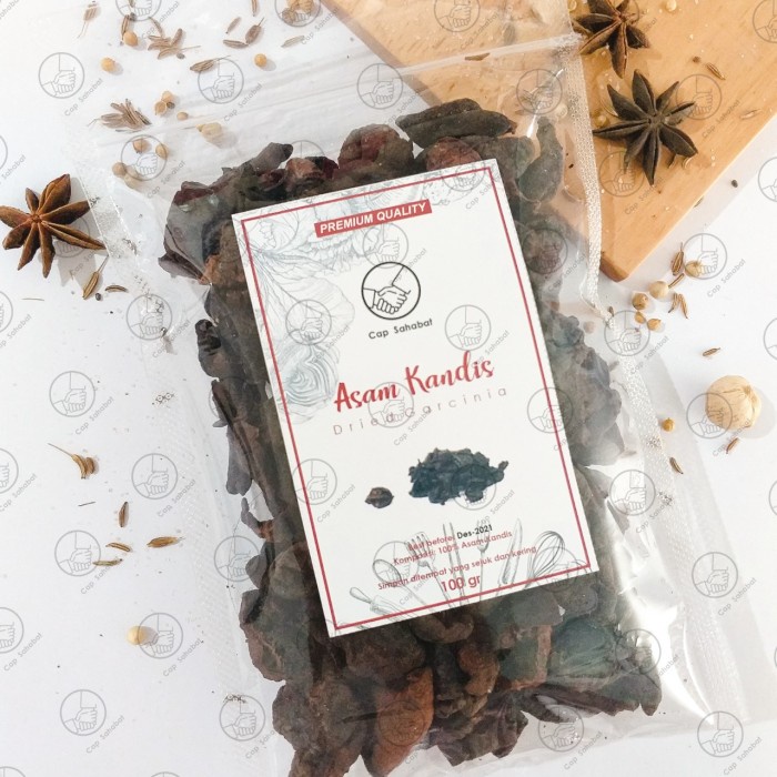 

100gr Asam Kandis / Dried Garcinia / Rempah / JSR 100% PREMIUM