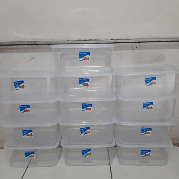 (Expert) Food Box 1800ml Plastik / Kotak Makan 1800 ml / Toples KMP MUTIARA