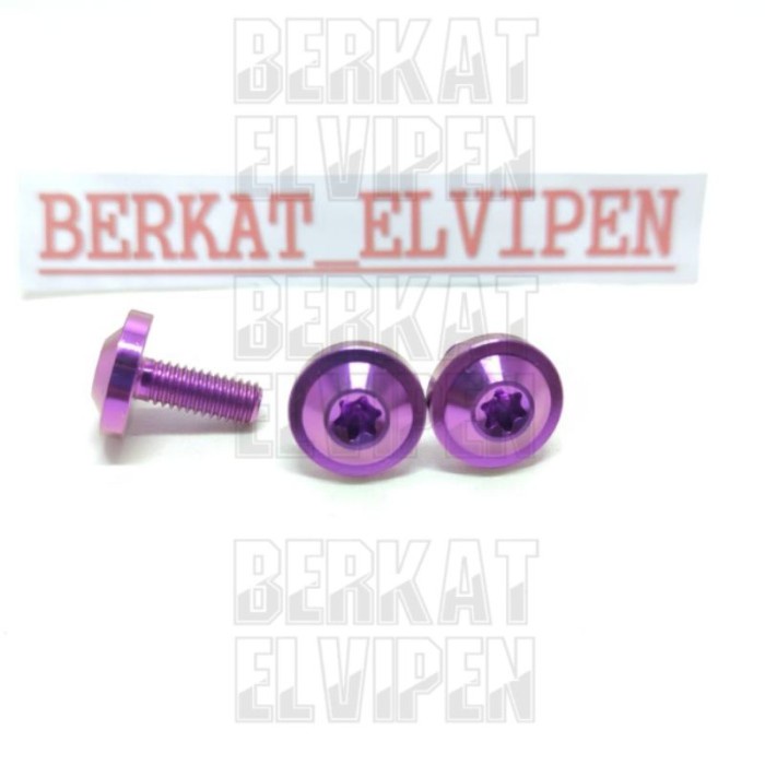 [Expert] Baut Titanium Cover Air Duct Keongan Beat Scoopy Spacy Vario 125/150