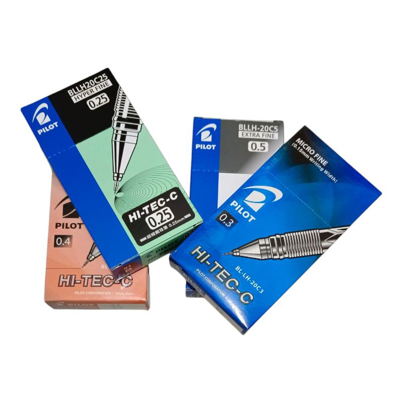 

PILOT HITEC-C 0.3 WARNA WARNI ORIGINAL (1PAK/12PCS)