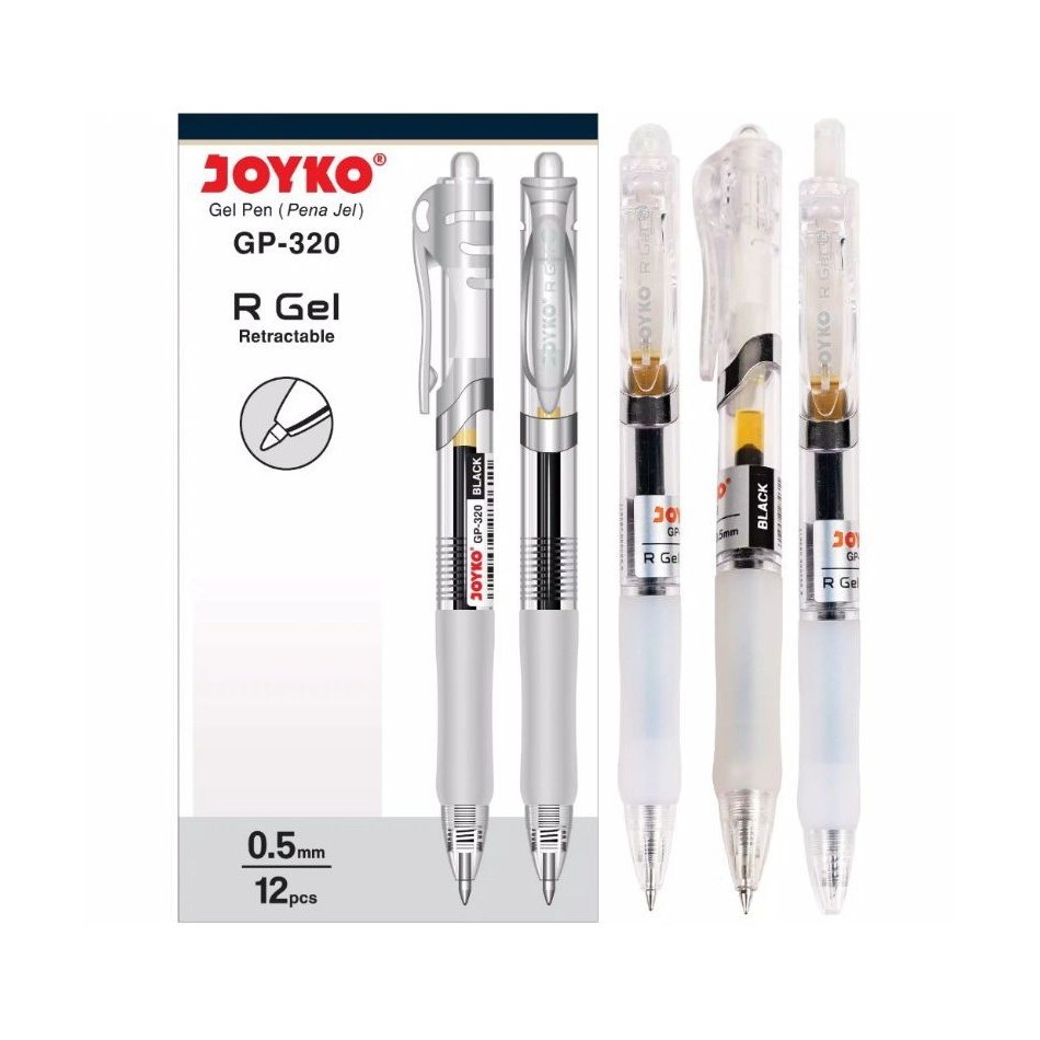 

[PACK] Pulpen / Pen Gel - Joyko R Gel GP-320 MURAH