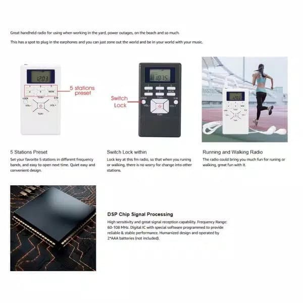 (Expert) Radio Saku FM Digital Stereo Display LCD