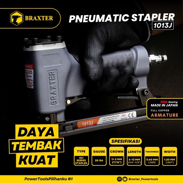 BRAXTER PNEUMATIC STAPLER 1013J / STAPLER STAPLES TEMBAK