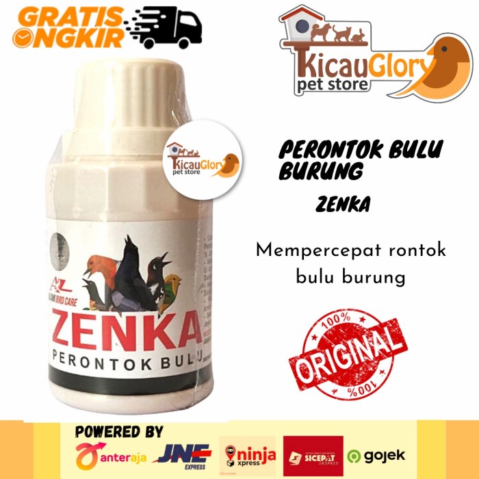 Cat Lover Shop Zenka Perontok Bulu Burung