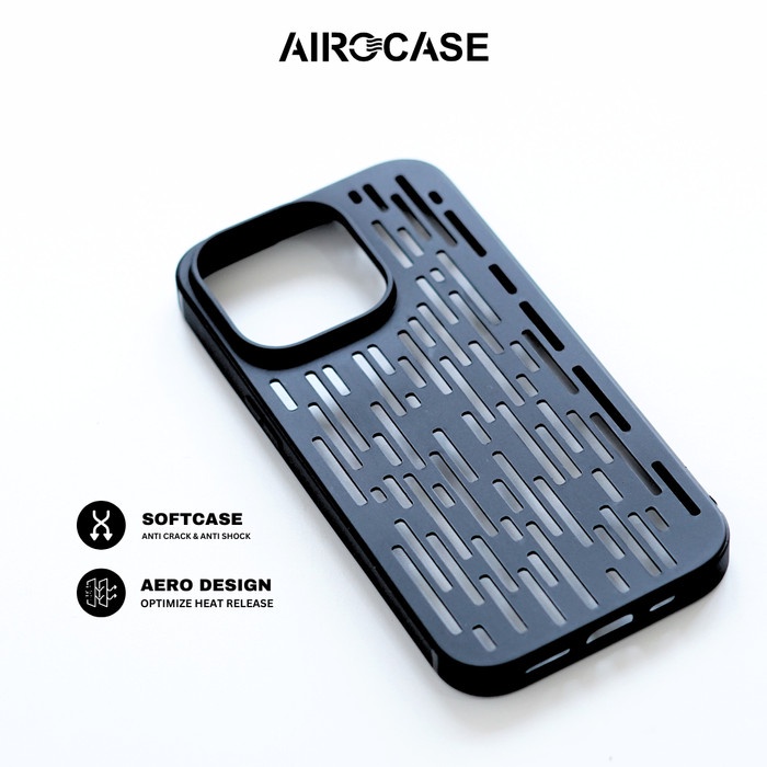 Case Iphone Anti Panas 7 8 X Xs Max Xr 11 12 Pro Mini Promax- Airocase Slim Hole Terlaris