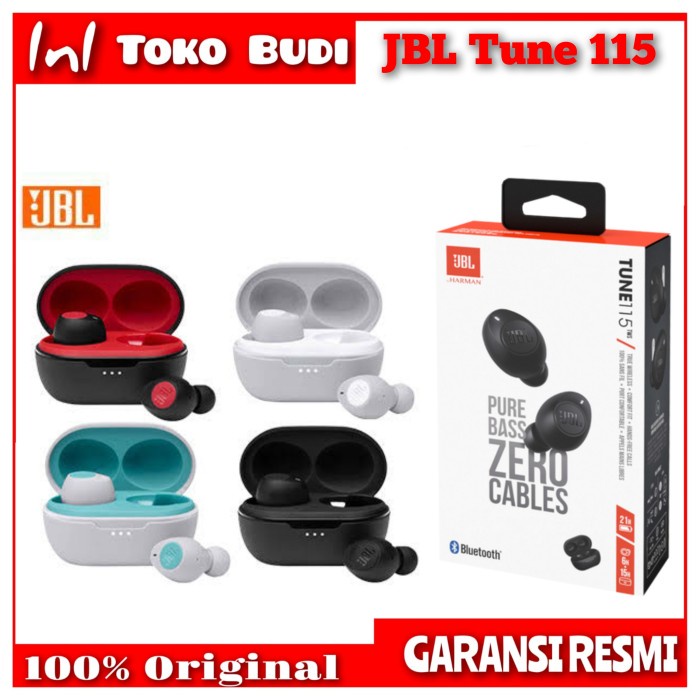 MacamKita- JBL Tune 115 T115 Tws Garansi Resmi