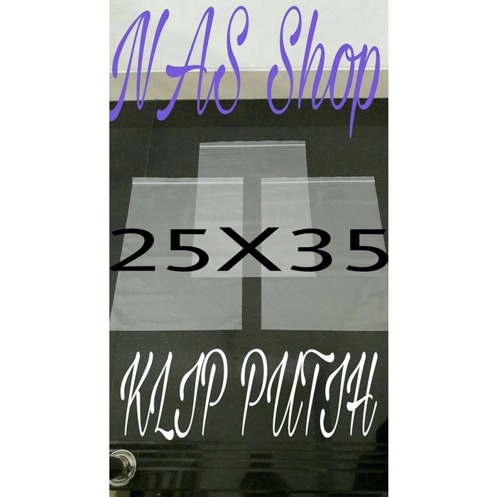 MacamKita- Plastik Klip / Plastik Ziplock Besar/Jumbo Uk.25X35