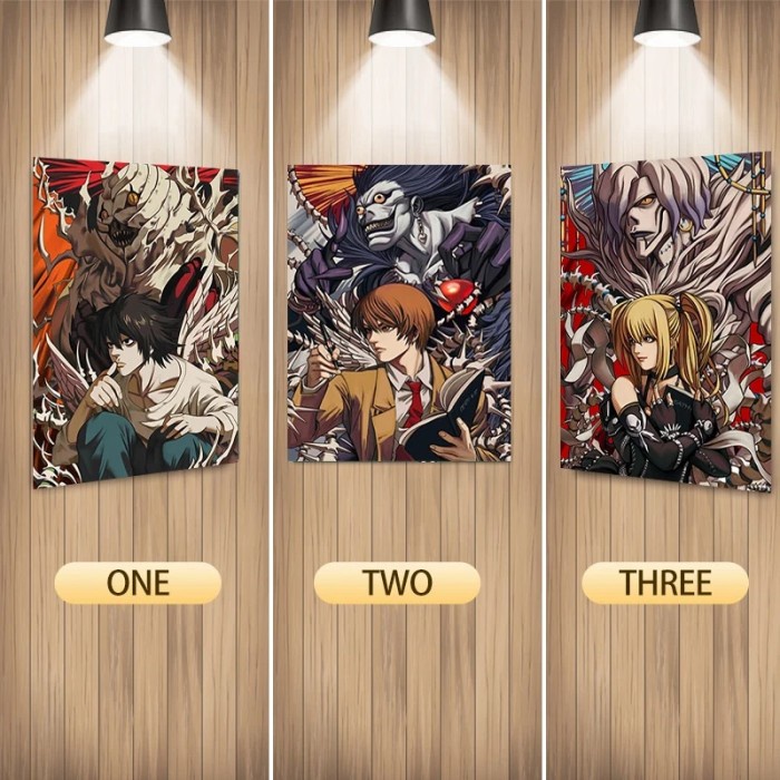 Japan Anime Death Note Lenticular Poster 3D Lenticular Poster Cartoon