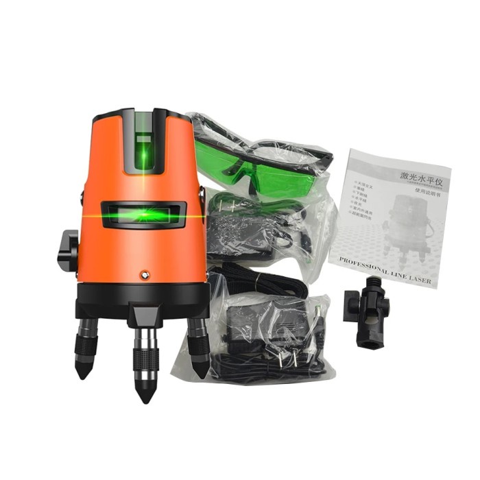 5Lines 6points Outdoor Laser Level Self-Leveling 360 rotary Cross