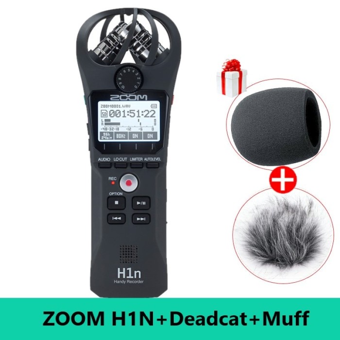 Updated ZOOM H1N Pen Handy Recorder Digital Audio Recorder Stereo