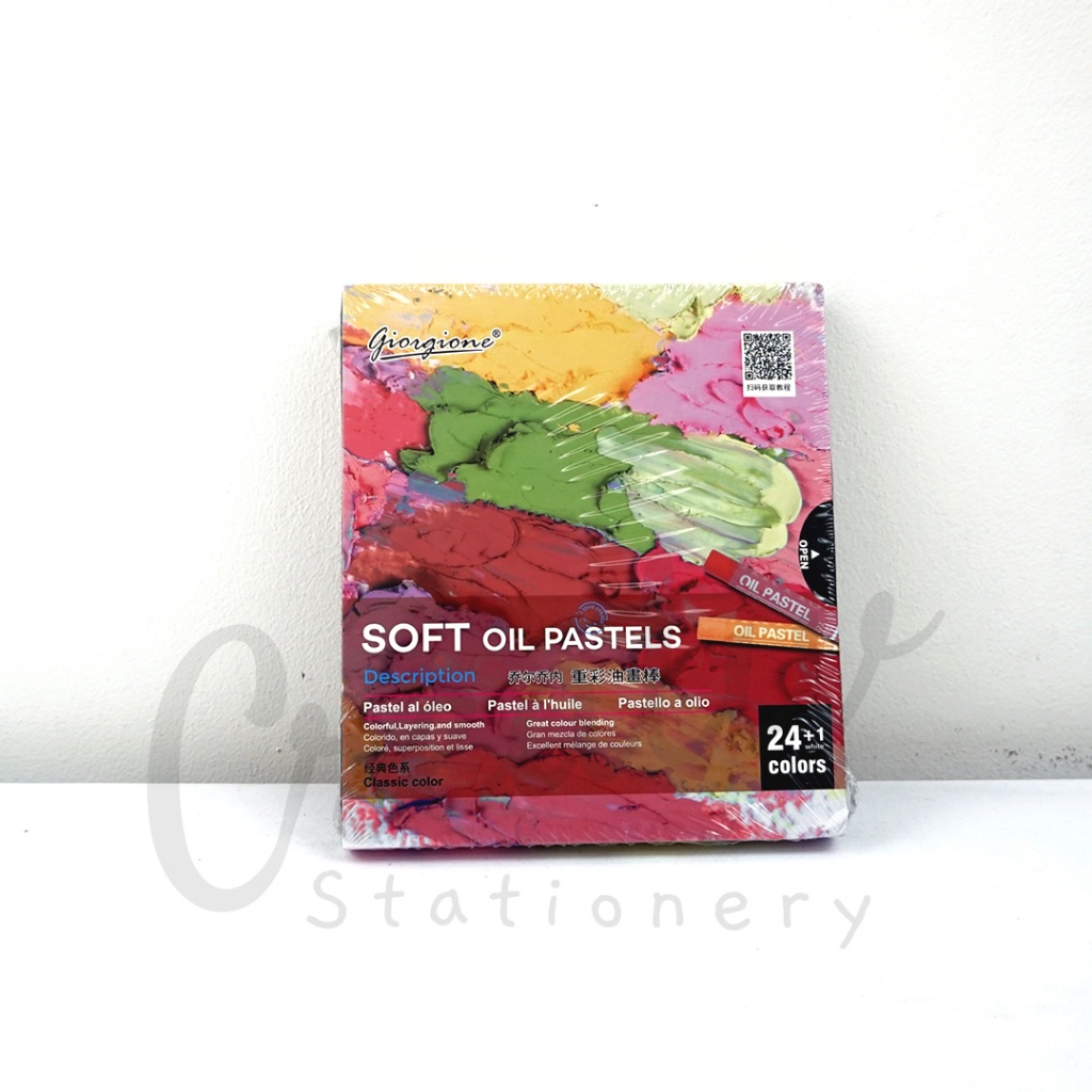 

IK! GIORGIONE Soft Oil Pastel Crayons 12 24 36 48 Colors Warna G-Op