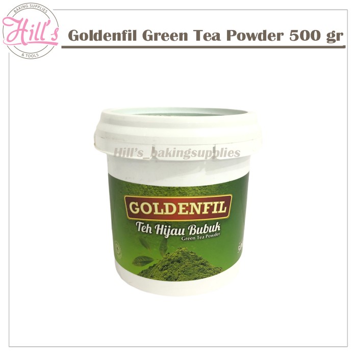 

GOLDENFIL MATCHA POWDER 500 gr / TEH HIJAU BUBUK PURE GREEN TEA 500gr