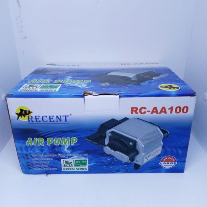pompa aerator aquarium kolam ikan recent AA 100