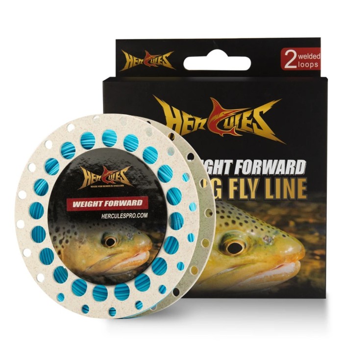 HERCULES Fly Fishing Line 90FT Floating Weight Forward Fly Line with