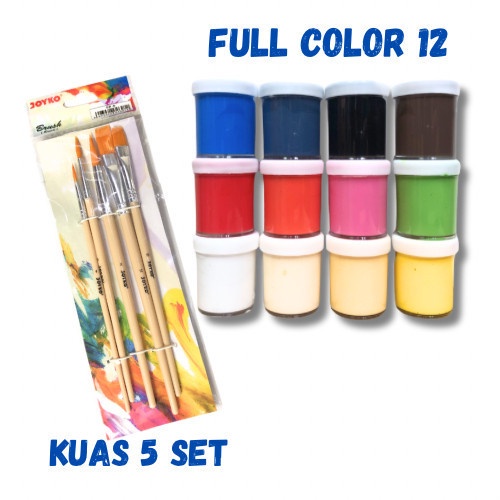 

IK! Paket Melukis Lengkap Set 4 in 1 All Varian ( 20x20, 20x30, 30x30, 30x40 ) Set Kanvas Kuas Palet