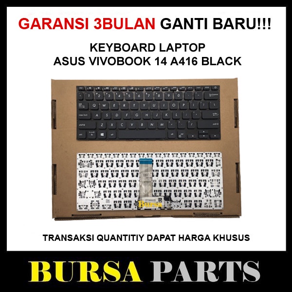 KEYBOARD ASUS VIVOBOOK 14 A416 A416J A416MA A416EP A416JP A416F BLACK