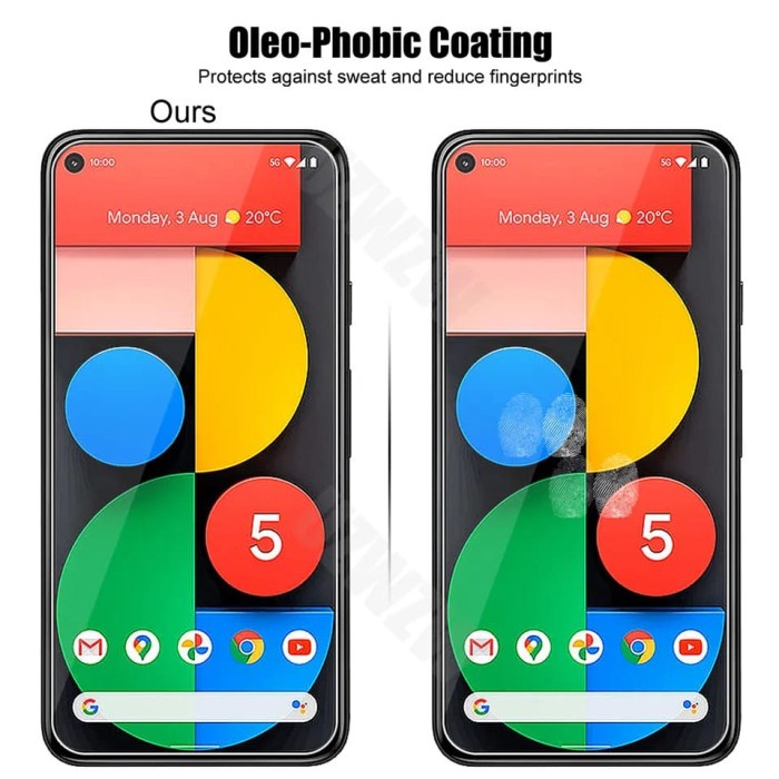 JTTOP" TEMPERED GLASS GOOGLE PIXEL 5 CLEAR BENING DOCOMO SOFTBANK AU GLOBAL