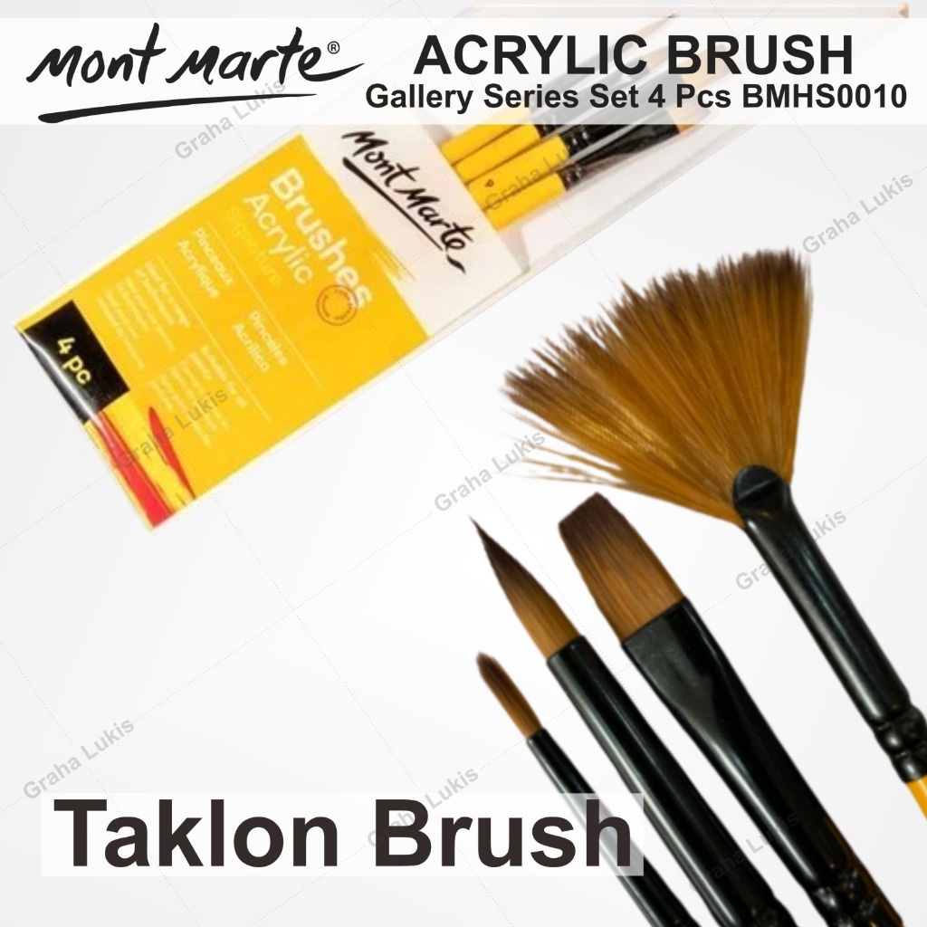 

IK! Kuas Cat Akrilik Gallery Series Brush Set Acrylic 4 pcs BMHS0010