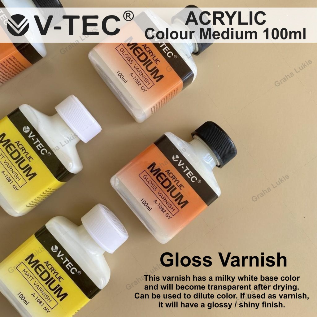 

IK! V-TEC Acrylic Medium Gloss / Matt Varnish 100ml