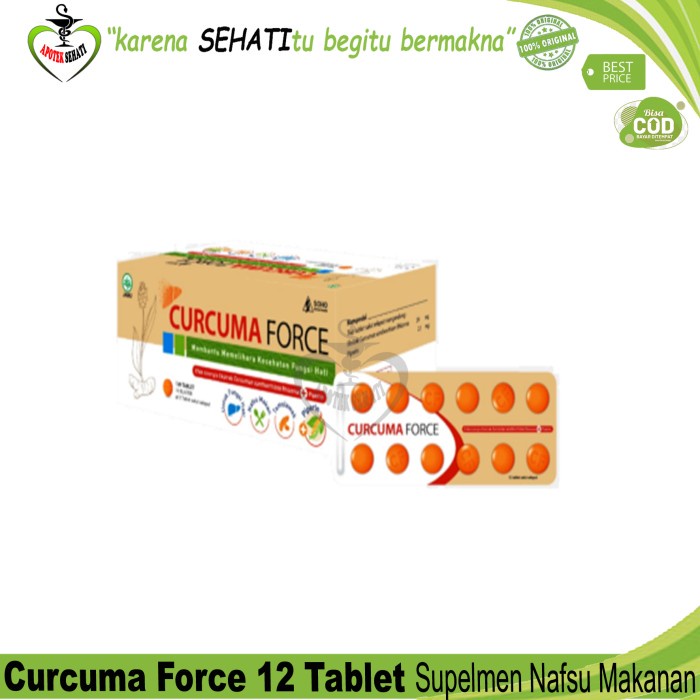CURCUMA FCT 10s VITAMIN PENAMBAH NAFSU MAKAN DEWASA