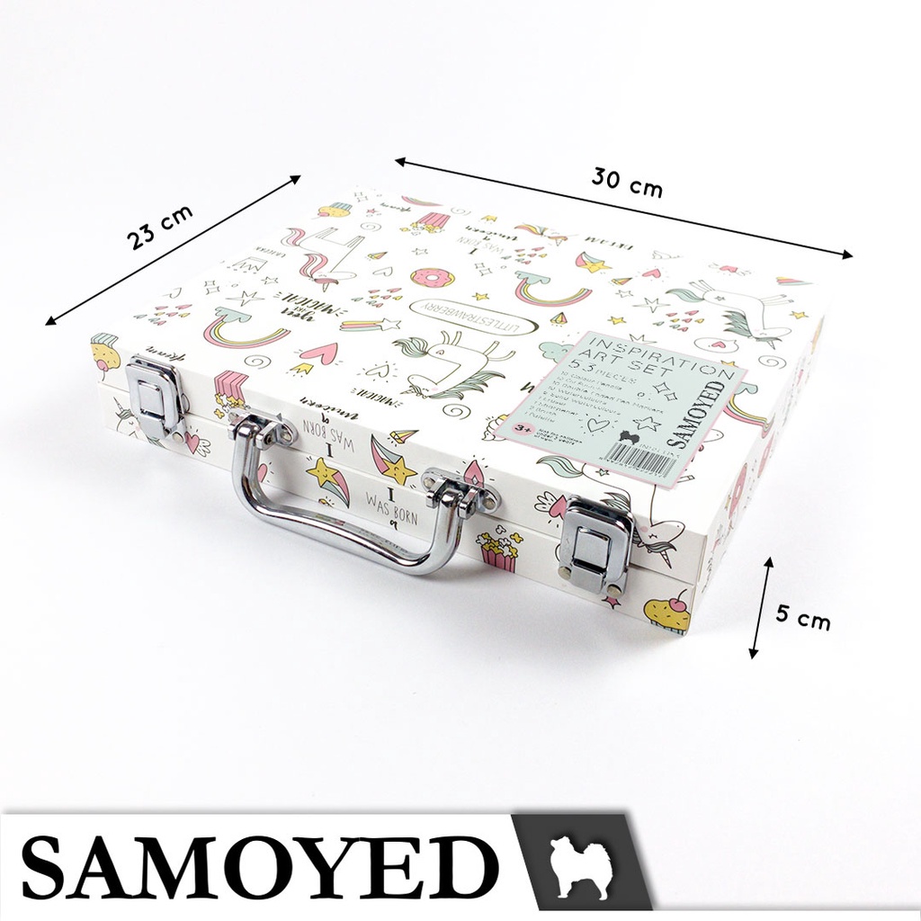 

IK! SAMOYED INSS-U53 Peralatan Gambar Warna Lukis / Krayon / Spidol / Pensil Warna / Cat Air Padat /