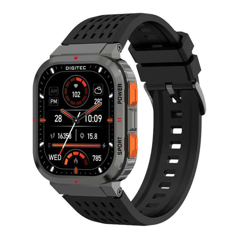 DIGITEC ORIGINAL SMARTWATCH PRIA COMMANDER BLACK COMMANDER JAM TANGAN DIGITAL PRIA JAM DIGITAL PRIA