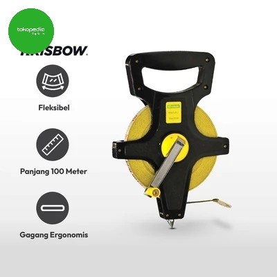 Krisbow Meteran Gulung 100M