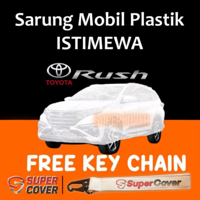 cover mobil Rush new transparan supercover waterproof