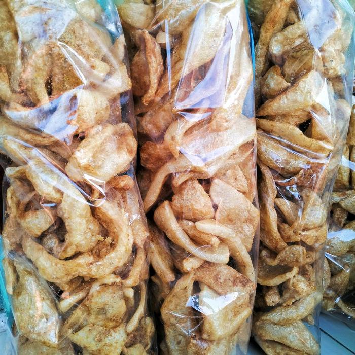 

Krupuk Kulit Kerbau Khas Cirebon kemasan 250grm free packing dobel bubelwrap & dus