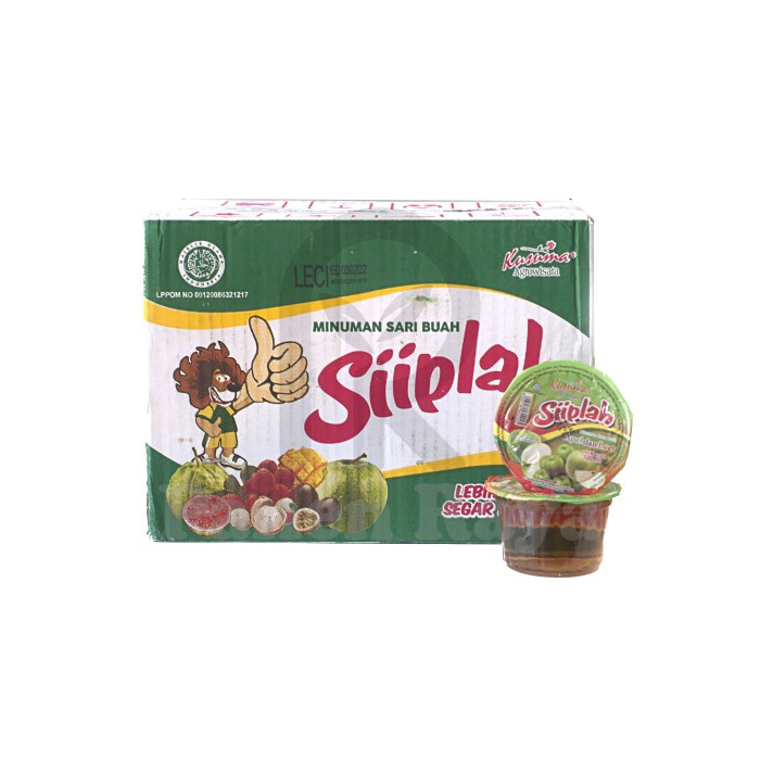 

Minuman Sari Buah Kusuma Siiplah Apel / Leci / Jambu Karton isi 32pcs