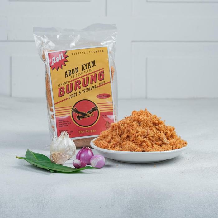 

Abon AYAM Spesial cap Burung Elang 250 gram Boyolali