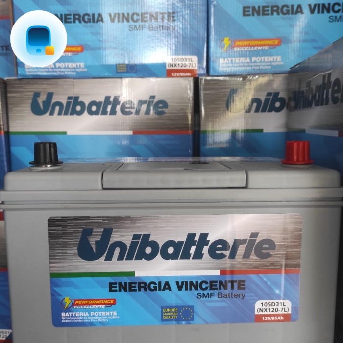 Aki Mobil Pajero Sport/Dakar/Triton/H1 Nx120 12V 95Ah