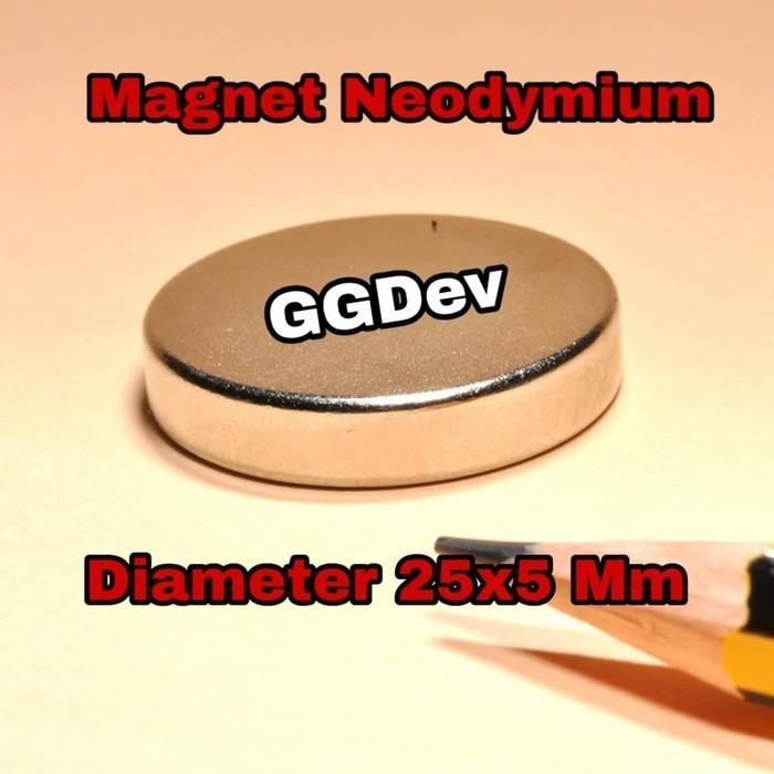 

New Magnet Neodymium 25x5 mm Super Kuat Rarely magnet