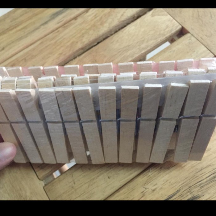 

New jepitan kayu / wooden clip / jepit walet