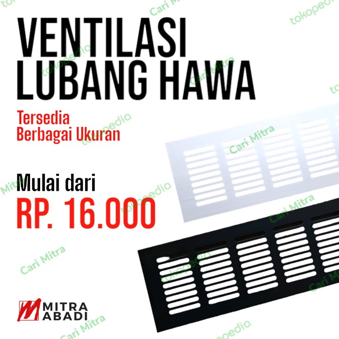 silahkan- Lubang Hawa / Lobang Ventilasi / Saringan Angin Kotak Aluminium