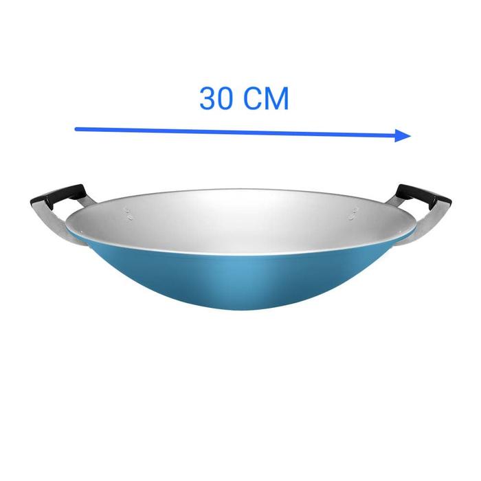 silahkan- Wajan Clarita 30 CM / Wajan Aluminium / Kuali Jawa Warna / Mikado