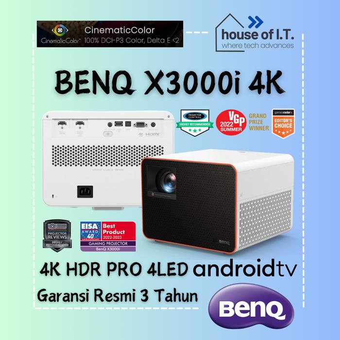 Proyektor 4K BENQ X3000i HDR 4K 4LED - Proyektor Gaming & Cinema X3000i - Proyektor BENQ Gaming