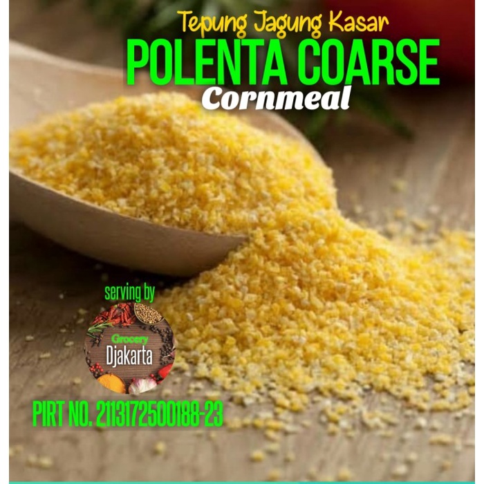 

Polenta Coarse 5kg / Polenta / Tepung Jagung Kasar Tanpa Gluten 5kg