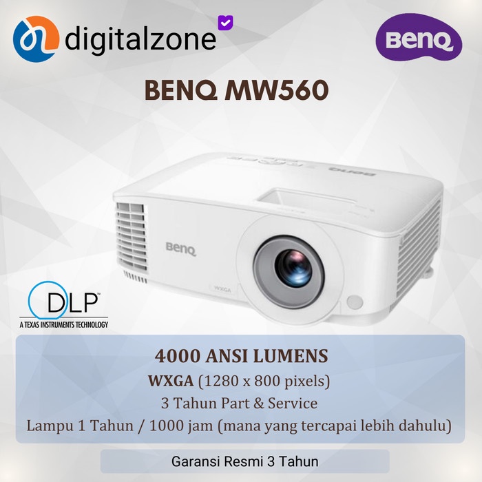 PROJECTOR BENQ MW560 4000 LUMENS WXGA