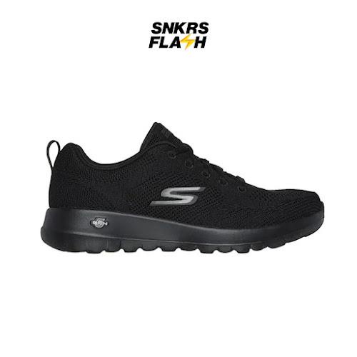 Sepatu Casual Wanita Skechers Go Walk Joy Black - 124640Bbk
