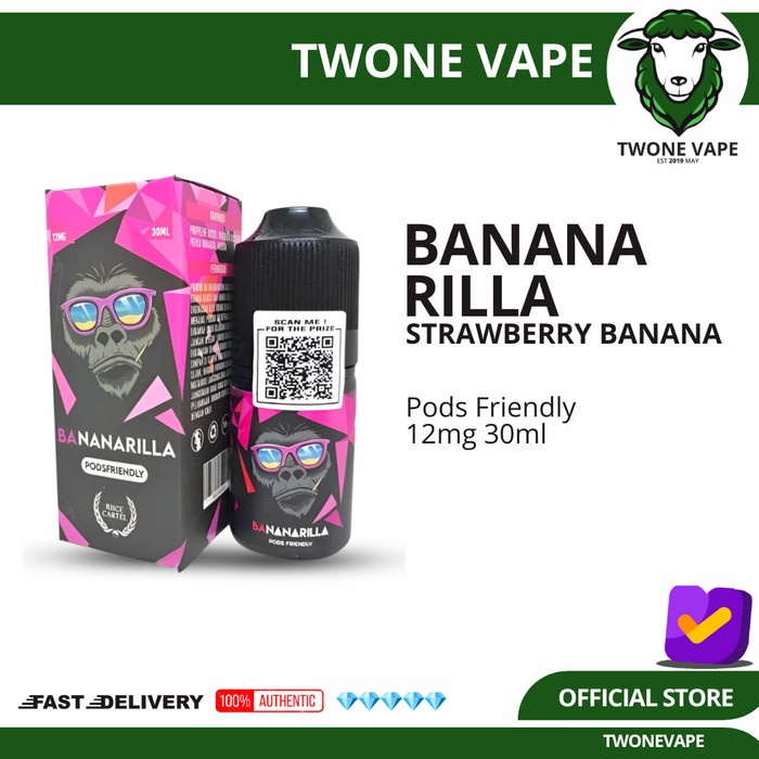 Bananarilla Pods Friendly 30ML by IJC - Strawberry Bananarilla