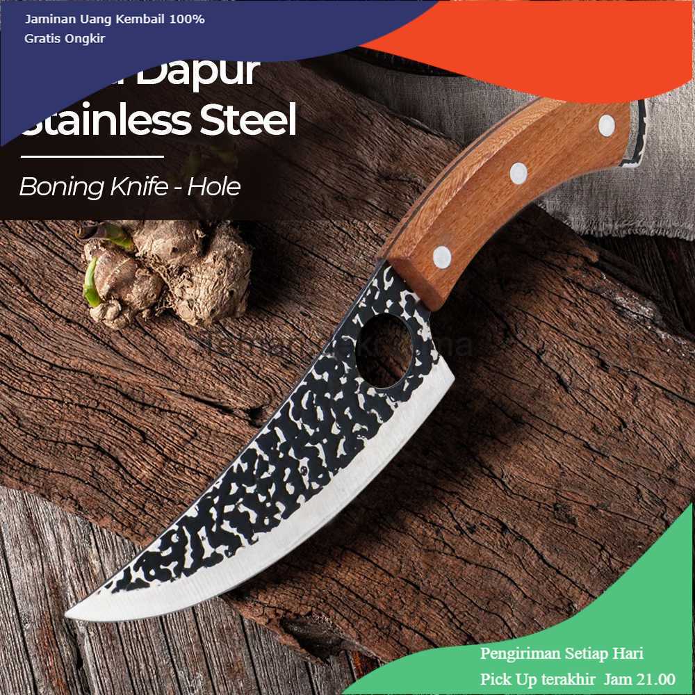 Stainless Bilah Blade Bilah Tajam Pesau Daging Pissau Multifungsi Original Pusau Dapur Serbaguna Mur