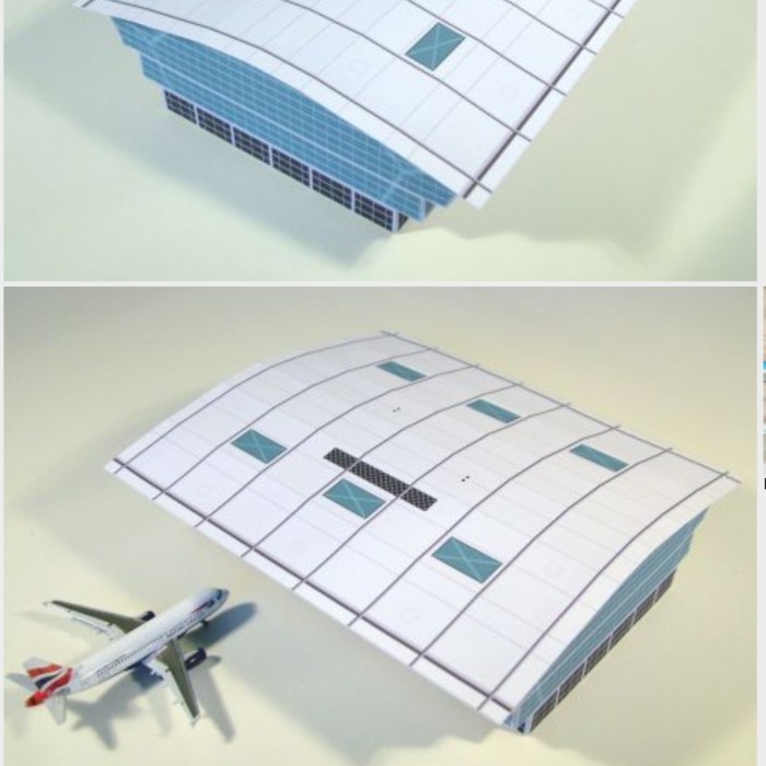 TERLARIS 1/400 Airport Main Terminal Building Bandara