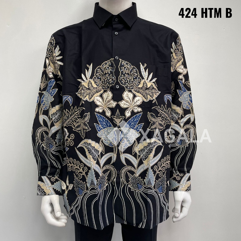 16.5 17.5 JUMBO ALISAN KEMEJA BATIK PRIA ALISAN BIG SIZE