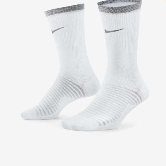 DA3584 100 Unisex Nike Spark Lightweight Running Crew Socks