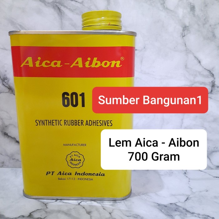

LEM AICA AIBON 700 GRAM LEM KARPET KUNING PLASTIK KULIT BUSA KAYU