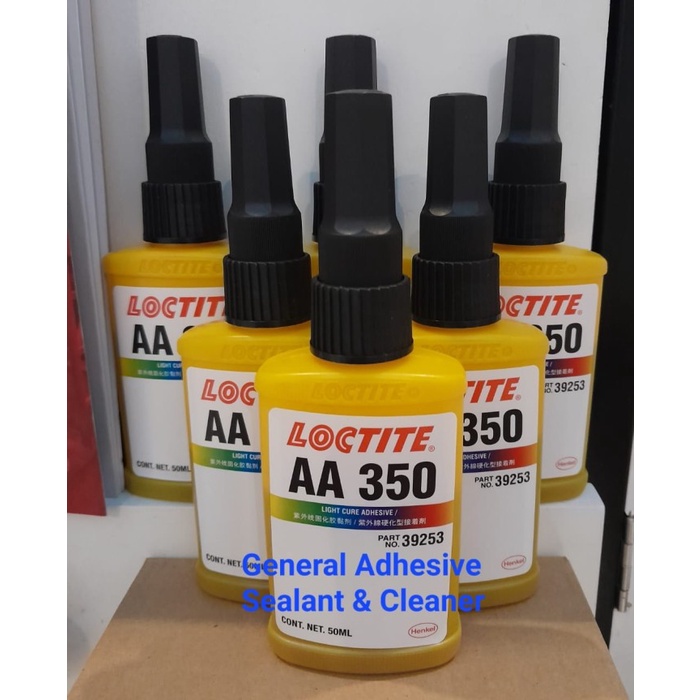 

LOCTITE AA 350 LIGHT CURE ADHESIVE 50ML (100% ORIGINAL NEW PACKAGING)