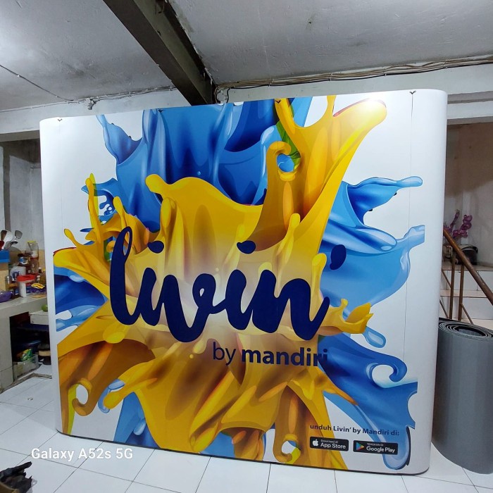 

BACKWALL/BACKDROP PORTABLE DISPLAY UK 3X3 ( STRAIGHT / CURVE )
