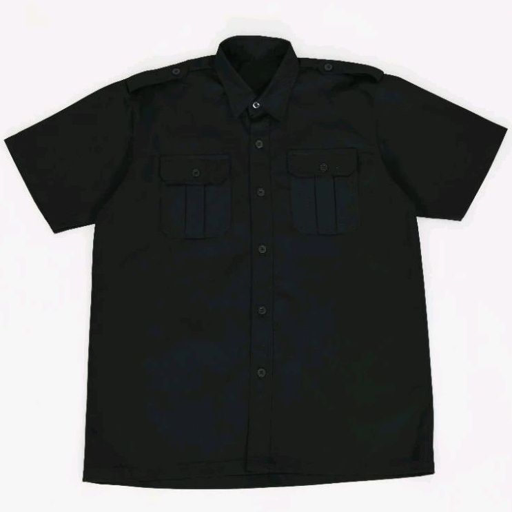 Basic - ZOLBLUS Workshirt Enginer Polos "HITAM PEKAT"