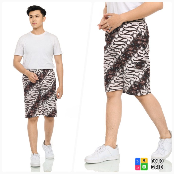 Modrico- Celana Kulot Panjang Pria Bawahan Tidur Harian Motif Jawa Batik Katun